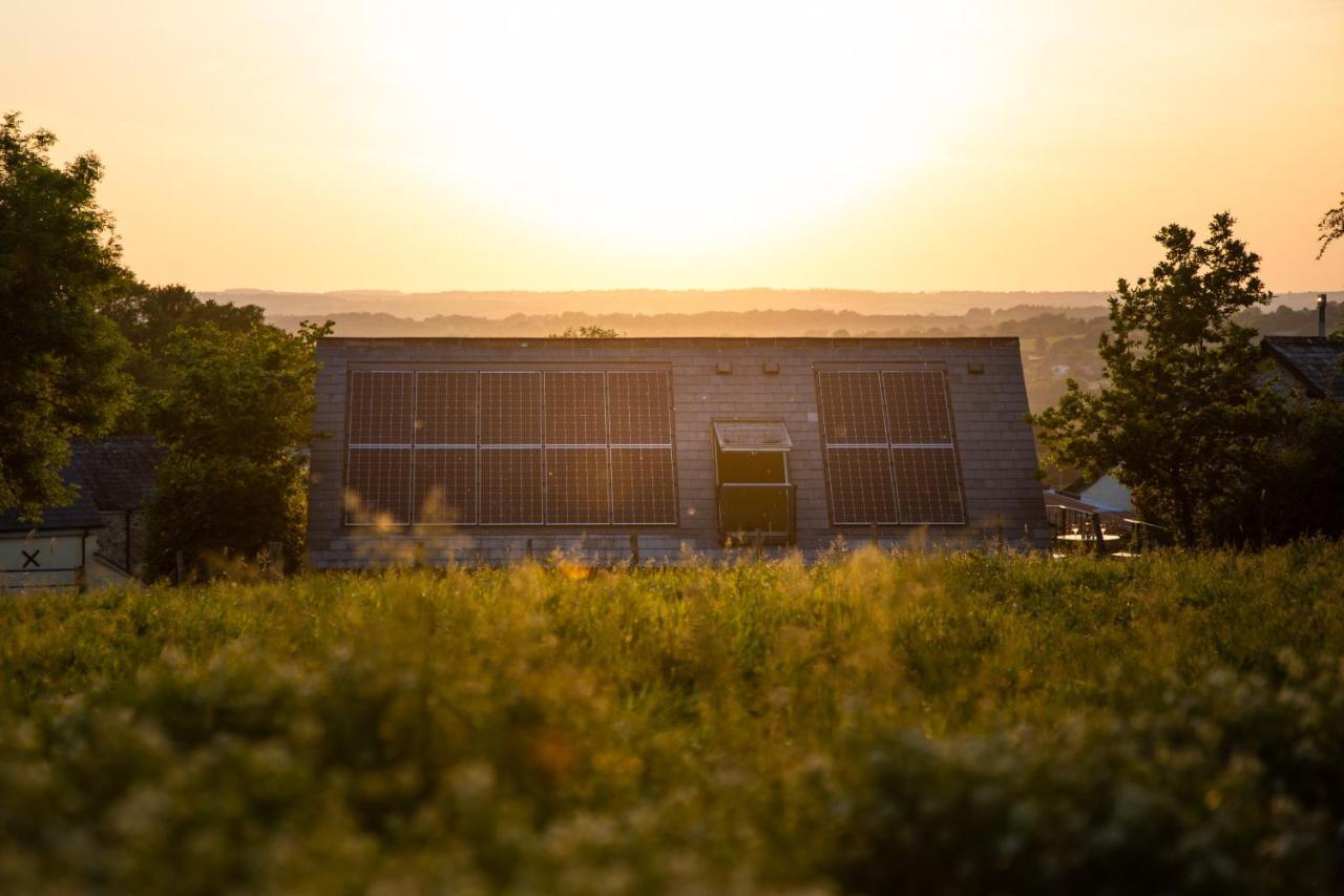 Ferienwohnung The Roost - A Bird'S Eye View In The Countryside Cullompton Exterior foto